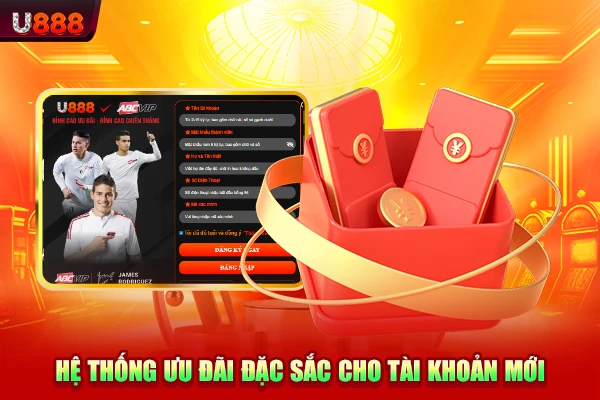 Hệ thống ưu đãi đặc sắc cho tài khoản mới