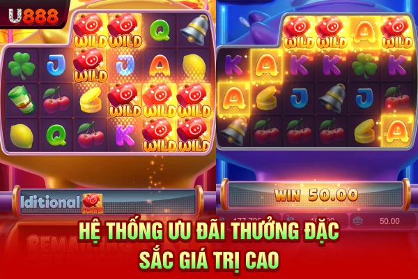 Hệ thống ưu đãi thưởng đặc sắc giá trị cao