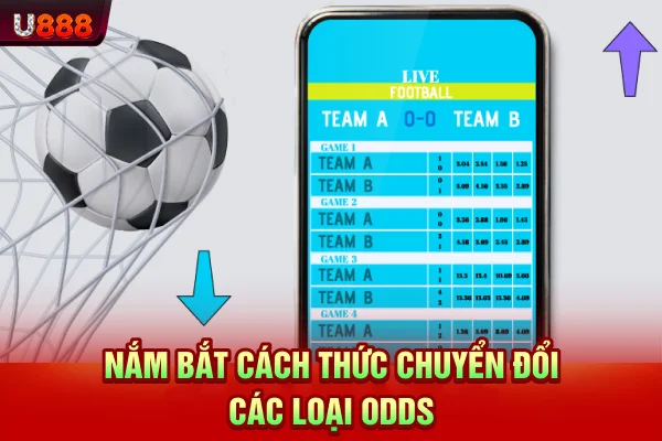 Nắm bắt cách thức chuyển đổi các loại odds