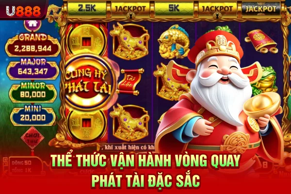 Thể thức vận hành vòng quay phát tài đặc sắc