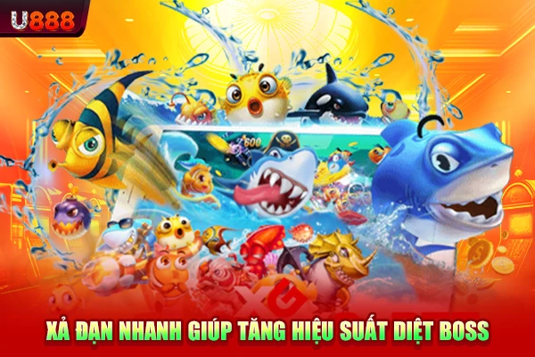 Xả đạn nhanh giúp tăng hiệu suất diệt boss