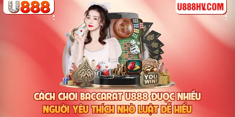 Cách chơi Baccarat U888 được nhiều người yêu thích nhờ luật dễ hiểu